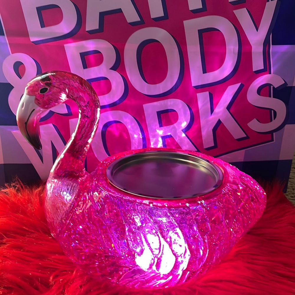Bath and Body Works Flamingo Globe 2022 Candle